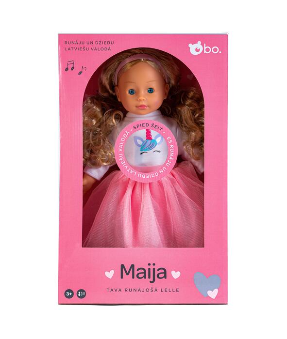 bo. Интерактивная кукла "Maija" (разговаривает на латышском языке), 40 см (BD1225LV)