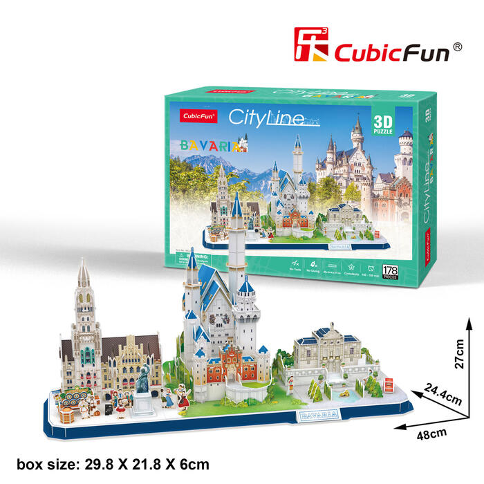 CUBICFUN 3D пазл Бавария (MC267H)