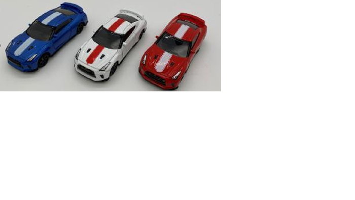 MSZ Die-cast Nissan GTR auto modelis