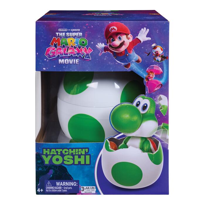 SUPER MARIO Interaktīvā rotaļlieta Hatchin` Yoshi