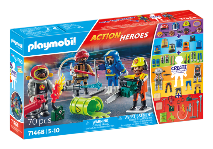 PLAYMOBIL ACTION HEROES My Figures: Ugunsdzēsēju