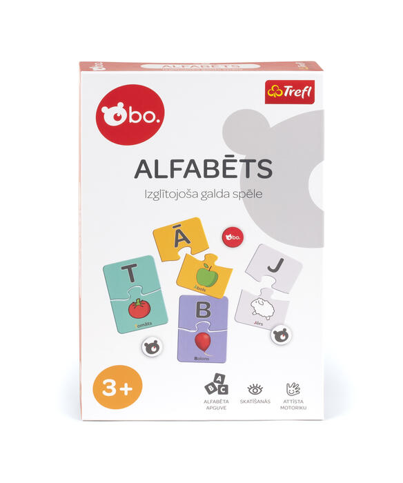 Bo. Izglītojošā galda spēle "Alfabēts&quot