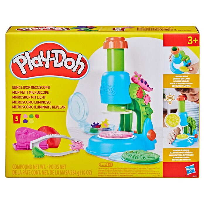 PLAY-DOH Rotaļu komplekts Brīnumainā spīduma mikroskops
