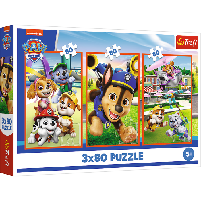 TREFL PAW PATROL Pužļu komplekts Suņu