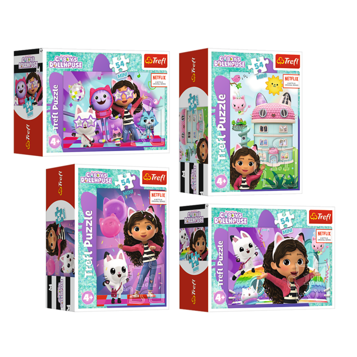 TREFL GABBY´S DOLLHOUSE Puzle mini, 54