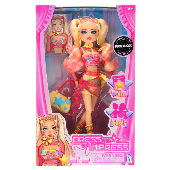 DRESS TO IMPRESS Кукла - Bubble Gum Gal, 29 см (FD4104)