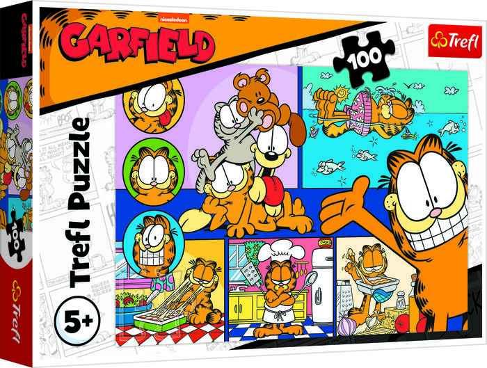 TREFL GARFIELD Puzle, 100 gab. (16521T)
