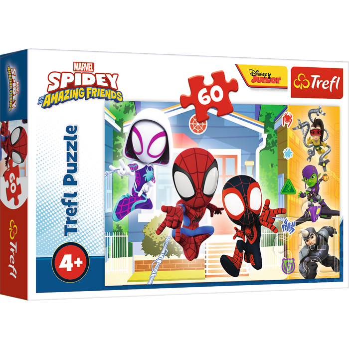 TREFL SPIDER-MAN Puzle Spidey, 60 gab
