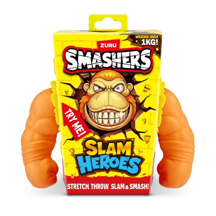 SMASHERS Slam Heroes stapīgā figūra Gorilla