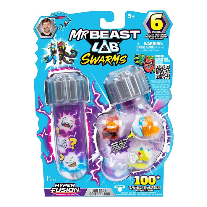 MRBEAST LAB фигурки Swarms, 6шт (24784)