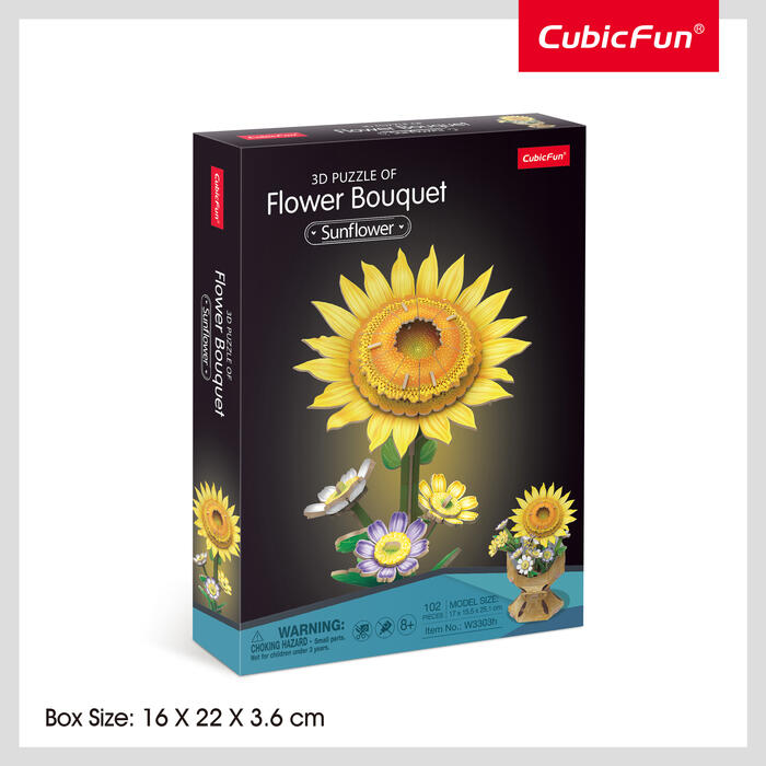 Cubic fun CUBICFUN 3D puzle ziedu