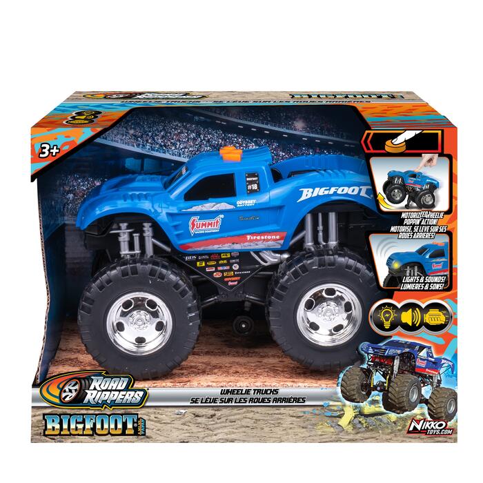NIKKO ROAD RIPPERS Wheelie automašīna, Bigfoot