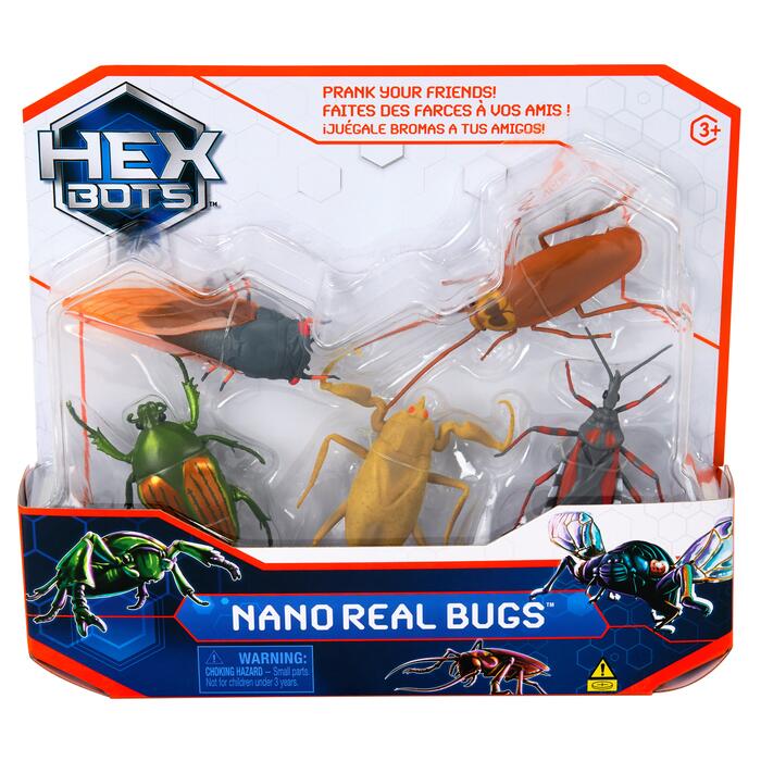 HEX BOTS интерактивная игрушка Nano Real Bugs 5шт (6071530)