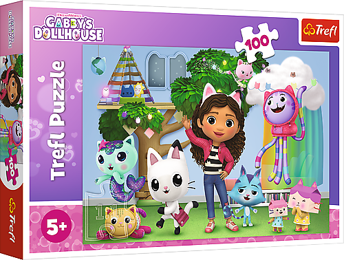 TREFL GABBY´S DOLLHOUSE Puzle, 100 gab
