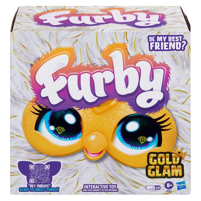 FURBY Интерактивная игрушка Furby Золотой гламур (G1938)