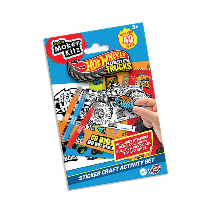 BLADEZ HOT WHEELS MOSTER TRUCKS Uzlīmju