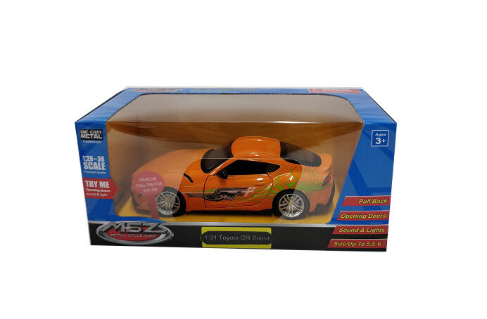MSZ Miniatūrais modelis Toyota Supra, izmērs