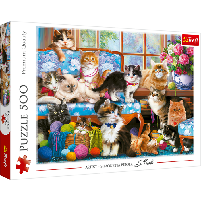 TREFL PUZZLES TREFL Puzle Kaķi, 500
