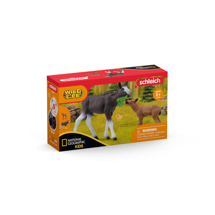 SCHLEICH WILD LIFE Alnis ar teliņu