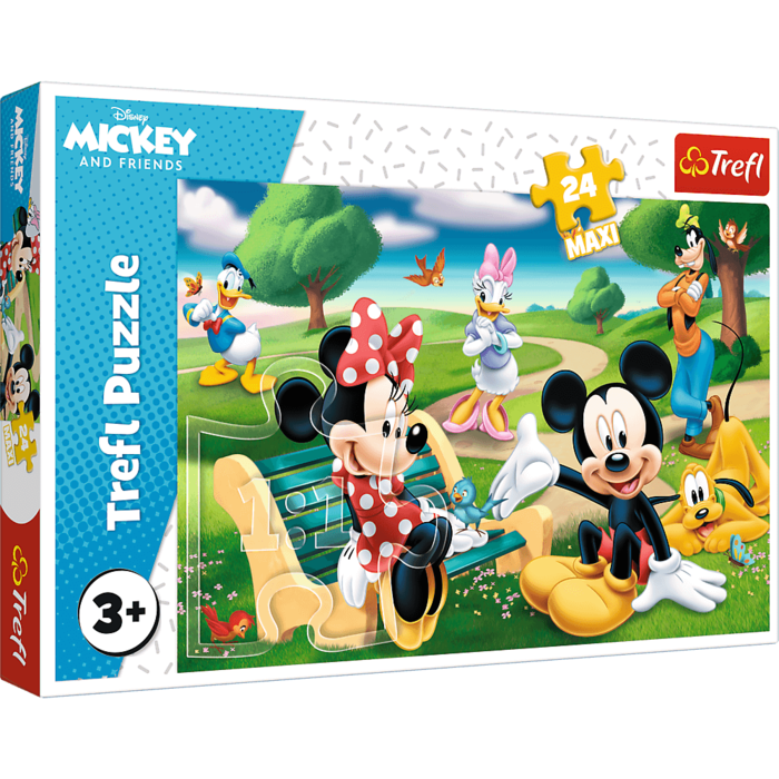 TREFL DISNEY Puzle Mikijs, 24 gab