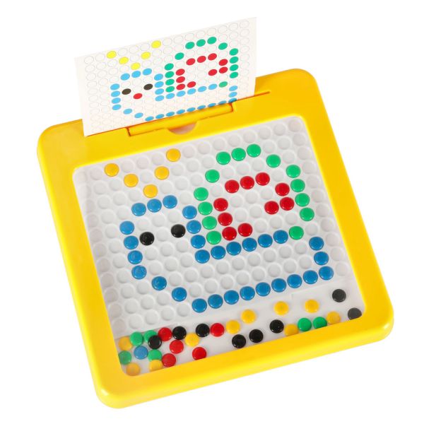 Magnētiskā zīmēšanas tāfele Montessori, dzeltena 26