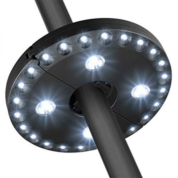 Saulessarga vai telts apgaismojuma lampa LED