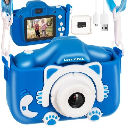 Мини фотокамера дигитальная 32GB синяя P22295