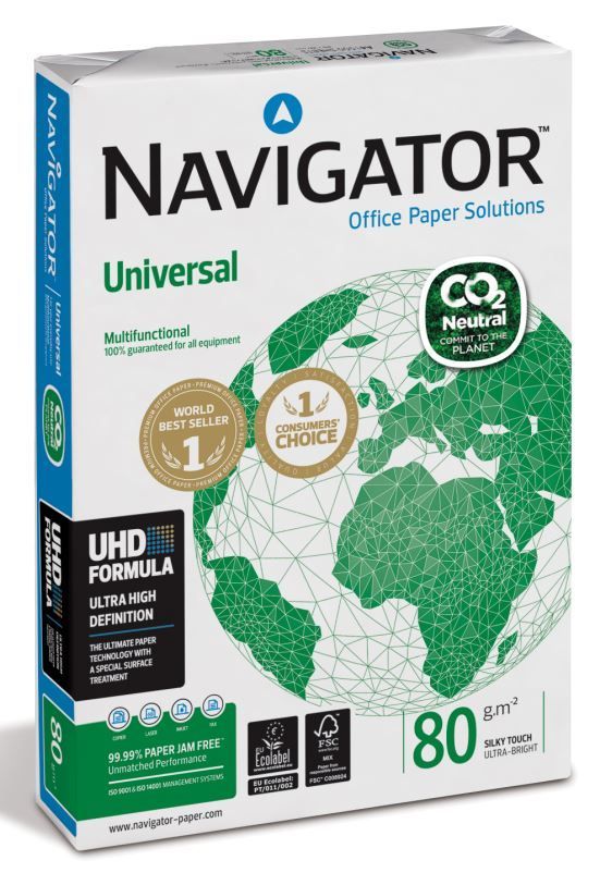 Navigator Бумага CO2 NEUTRAL, A4, 80 g/m2, 500 lapas (100-10030)