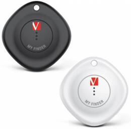 Izsekošanas ierīce Verbatim My Finder Smart Air Tag Tracker 2pack Black / White (32131)