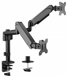Monitora stiprinājums Gembird Adjustable Desk 2-display