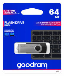 Goodram UTS3 USB 3.0 64GB Black (UTS3-0640K0R11)