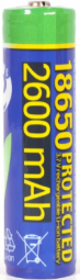Akumulators Energenie Lithium-ion 18650 Protected 2600