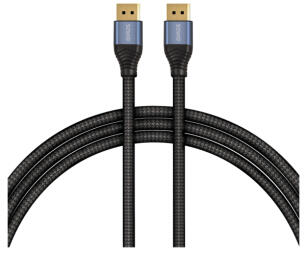 Kabelis Savio DisplayPort 2.1 Male - DisplayPort Male 8K 3m (CL-211)