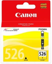 Tintes kārtridžs Canon CLI-526Y Yellow (4543B001)