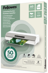 Laminēšanas plēves Fellowes Eco 100gab Matte