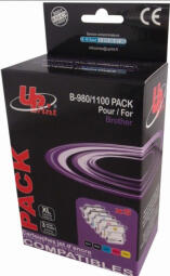 UPrint Brother LC980 4PACK 16ml Black