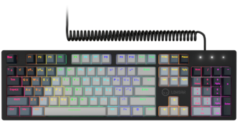 Klaviatūra Lorgar Azar 514 White ENG