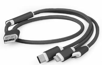 Gembird USB charging combo 3-in-1 Lightning
