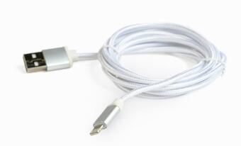 Gembird cotton braided USB Lightning 1