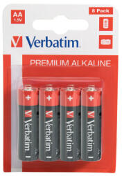 Baterijas Verbatim AA Premium Alkaline 8-Pack