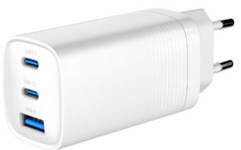 Lādētājs Gembird 3-port 65W GaN USB