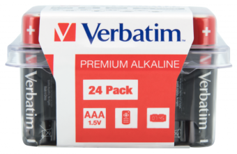 Baterijas Verbatim AAA Premium Alkaline 24-Pack 1.5V (49504V)