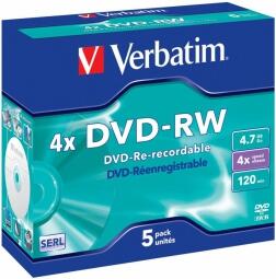 Matricas DVD-RW SERL Verbatim 4.7GB