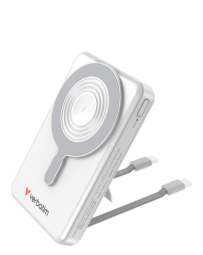 Verbatim Power Bank Charge n Go Silver – 10000mAh magnetiskā pārnesē (32273V)