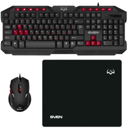 Klaviatūras komplekts Sven GS-9200 Gaming (GS-9200)