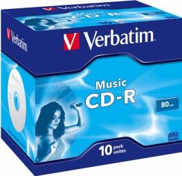 Matricas CD-R Audio Verbatim 80Min Music