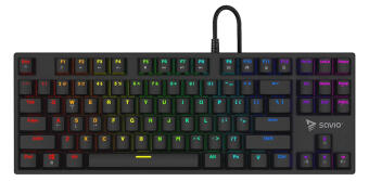 Klaviatūra Savio Tempest x2 RGB Outemu brown (TEMPEST X2 BROWN)