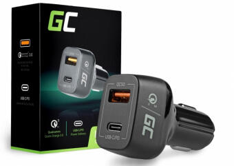 Auto lādētājs Green Cell CAD33 USB-C