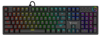 Klaviatūra Savio Styx Mechanical keyboard RED Outemu (STYX RED)