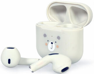 Austiņas Gembird Teddy White (TWS-01-G)